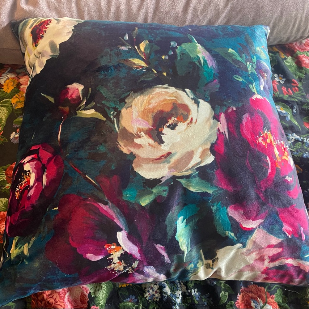 Floral Decorative Pillow